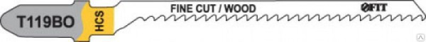 Пилки для электролобзика по дереву, 91 67, Т119В (2шт)   FIT HQ