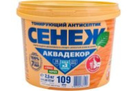 Антисептик АКВАДЕКОР Х2-109 (орех) 2,5 кг (тонир. с УФфильтр) СЕНЕЖ