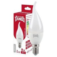Лампа светодиодная 9W E14 свеча 4000K 220V (TANGO LED C37-9W-E14-W) TANGO