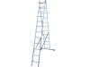Лестница ал. 2-х секц 2 12 NV 1220, вес 10,2 кг, макс.длина 5,53 м, раб. высота 6,63 м Новая Высота