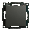 Выключатель 1-кл. СП STEKKER Катрин мех. 10А графит GLS10-7103-06