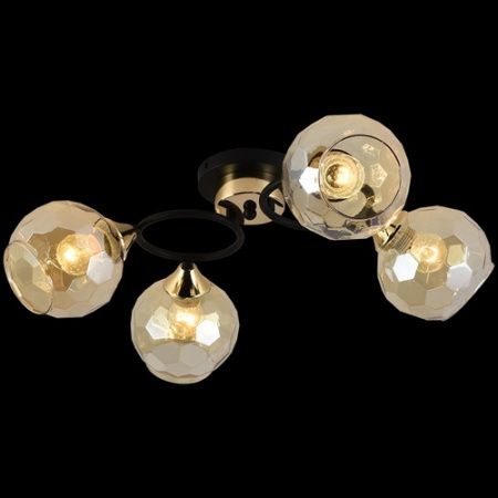 Люстра потолочная 01357-0.3-04B BK+FGD