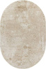 Ковер Турция SIESTA ROZA M028A OVAL LIGHT BEIGE BEIGE 1,56 2,3 м