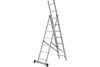 Лестница ал. 3-х секц 3 7 NV 1230, вес 8,3 кг, макс.длина 4,48 м, раб. высота 5,09 м Новая Высота
