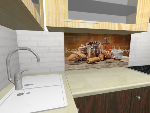 БРИК панно кофе 2 кремовый 300*600