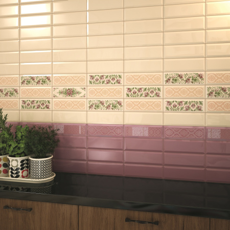 Metro coral wall 02 плитка облиц.100 300 корал