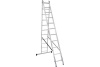 Лестница ал. 2-х секц 2 11 NV 1220, вес 9,4 кг, макс.длина 5,01 м, раб. высота 6,14 м Новая Высота