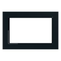 Рамка 2-м STEKKER Катрин (без перемычки) стекло черная GFR00-7012-05 