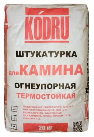 Штукатурка  для КАМИНА  20 кг Кодру