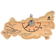 Термометр для бани и сауны "Карта России" 22*11,5 см "Банные штучки" (10)