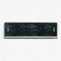 Экран под ванну 1,5 м ОПТИМА пластик чёрный мрамор-25