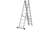 Лестница ал. 3-х секц 3 9 NV 1230, вес 10,9 кг, макс.длина 5,52 м, раб. высота 6,64 м Новая Высота