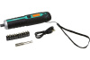 Отвертка аккумуляторная 3,6В CD3404U2 (3,6В, Li-Ion, 2 А ч, подсв., набор бит, micro USB) Sturm!