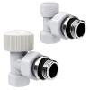 Набор термостатический угловой Royal Thermo Design 1 2 М30х1,5 (Белый)