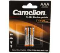 Батарейка аккумуляторная R3(AAA)-1100mAh Ni-Mh BL2 Camelion 