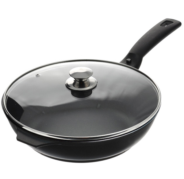 Сковорода 260 60 стекляная крышка съемная ручка АП с266а