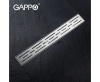 Трап-лоток GAPPO нерж 70 700мм (горизонтальный выпуск) G87007-1