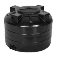 Бак для воды ATV-200 (чёрный) без поплавка Aquatech (1"-3/4", 742*570)