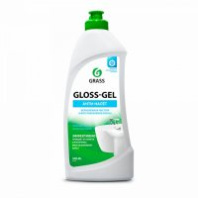 Средство чистящее для ванной, удаление известкового налета "Gloss gel" (гель), 500 мл//GRASS