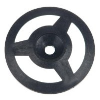 Шайба для теплоизоляции черная/серая РОНДОЛЬ диаметр 50 мм