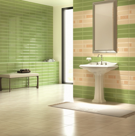 Metro olive wall 01 плитка облиц.100 300 олива