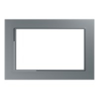 Рамка 2-местная (без перемычки) стекло серебро STEKKER, GFR00-7012-03