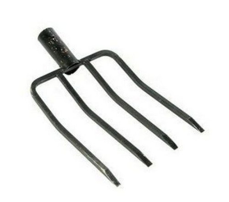 Вилы 4-х рогие сад-огородные сварные из квадрата (Павлово) (01998)