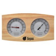 Термометр с гигрометром для бани и сауны 24,5*13,5*3 см Банная станция