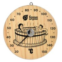 Термометр для бани и сауны "Удовольствие" 16*16*2,5 см