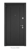Дверь входная метал. TOREX DELTA PRO MP 860 2050 L (Т.сер.букле,RGSO,листв.крем,D6-23,хр кру нак)