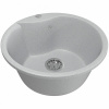 Мойкa ML-GM12 круглая, серая (310) 480 480 210 мм MIXLINE