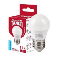Лампа светодиодная 11W E27 шарик 6500K 220V (TANGO LED G45-11W-E27-WW) TANGO