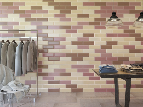 Metro beige light wall 01 плитка облиц.100 300 св.беж.