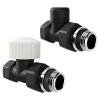 Набор термостатический прямой Royal Thermo Design 1 2 М30х1,5 (Черный)