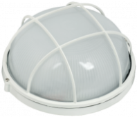 Светильник влагозащитный НПП 1102-100w круглый термостойкий с решеткой IP54 IEK