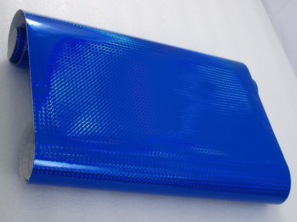 Пленка самоклеящаяся 0,45 8 м  М039Д(PG013) галография синиия