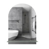 .Зеркало MIXLINE Амели 390 585 с полкой