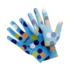 Перчатки "Для садовых работ" из полиэстера с полиуретановым покрыт., микс цветов №2,размер М Fiberon