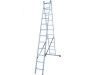 Лестница ал. 2-х секц 2*12 NV 1220, вес 10,2 кг, макс.длина 5,53 м, раб. высота 6,63 м Новая Высота