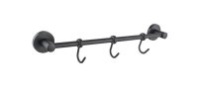 Крючок для полотенец 3 крючка/Черный D288111-3 D-LIN
